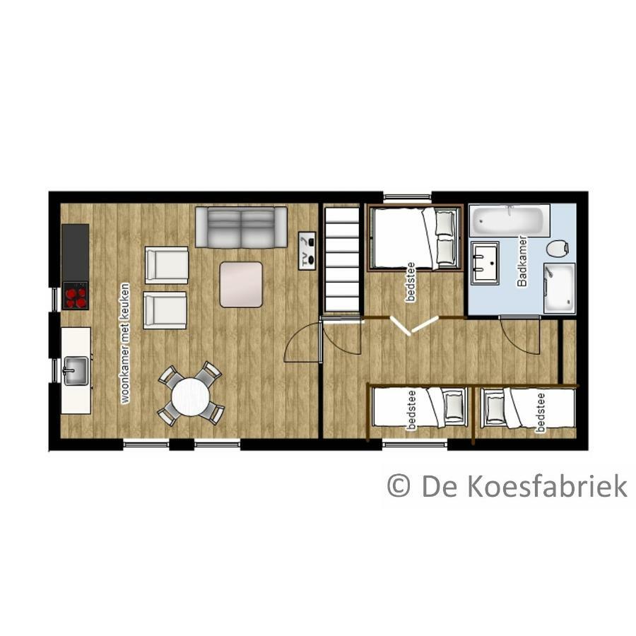 Appartement De Koesfabriek Centrum Dokkum Exterior photo